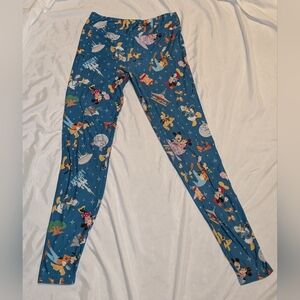 Disney Parks Women's Disney Characters Leggings Size Small